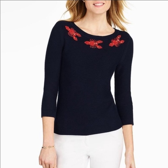 talbots lobster sweater